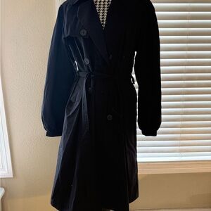 POL Black Trench Coat